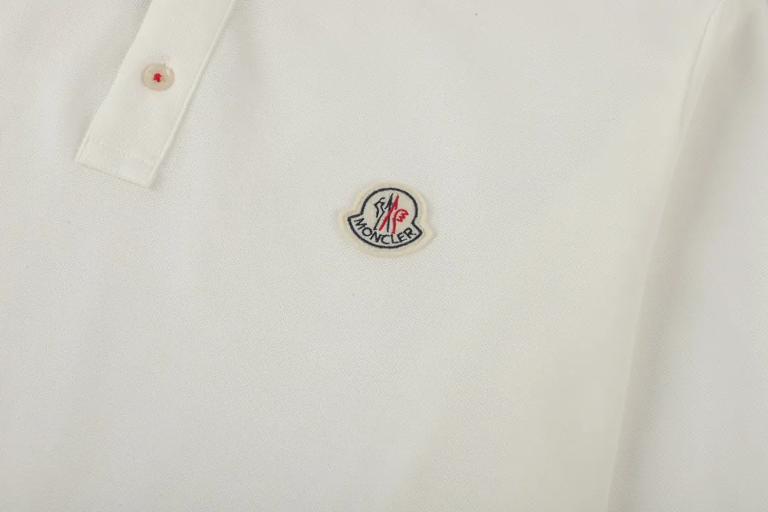 MONCLE *2024AW POLONew Arrival Classic Logo ， Classic ， ， 💯 ， ， 100% ， ：Black White Light Gray Dark Blue Size：M-XXL